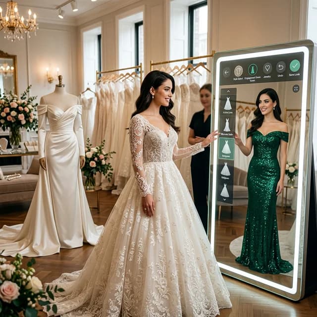 Düğün ve Nişan Kıyafeti Seçerken AI Sanal Deneme Hayat Kurtarır